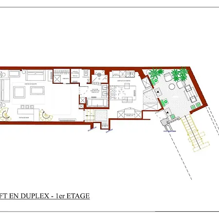 شقة Loft En Duplex - Paris - La Defense- كوربوفوا